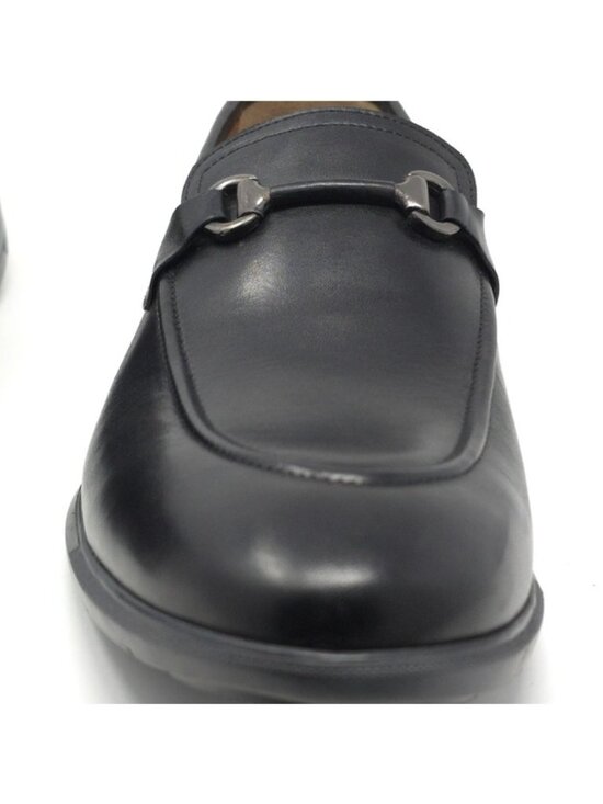 Thomas & Vine Burns Black Leather Bit Loafer 9M main image 4